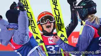 Skispringerin Althaus siegt in Lillehammer: "Saustark"