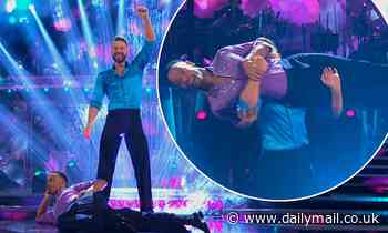 Strictly: John Whaite DROPS Johannes  and AJ Odudu fumbles lift in blunder-filled Quarter Final