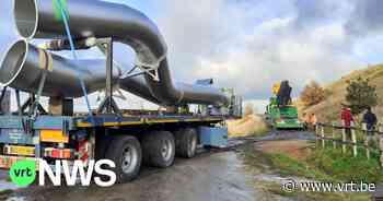 Na vijf jaar wachten: nieuwe glijbaan voor Avonturenberg in Beringen eindelijk aangekomen - VRT NWS