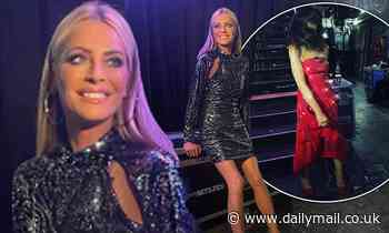 Strictly hosts Tess Daly and Claudia Winkleman up the glamour in dazzling dresses