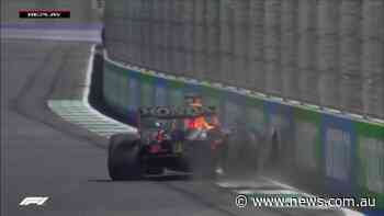 Verstappen crashes on final corner to lose pole