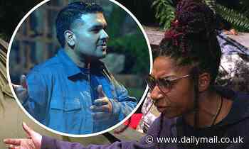 I'm A Celebrity 2021: Naughty Boy and Kadeena Cox are at loggerheads again over the cooking