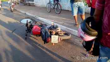 Motociclista supostamente embriagado colide em muro e mata o filho em Timon - Piauí Hoje