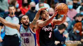 Blazers snap three-game skid with win over Pistons - TSN