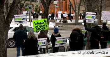 Dueling protests held again over embattled Calgary Coun. Sean Chu - Globalnews.ca