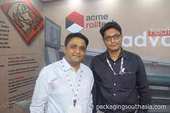 Acme Rolltech presents anilox rollers at IndiaCorr Expo - Packaging South Asia