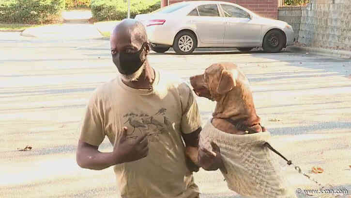 Man experiencing homelessness chooses dog over housing, much-needed surgery: 'I will not leave him'