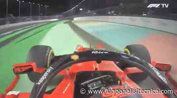 F1 Perché Ferrari ha messo in pista Sainz con l'ala danneggiata? - FUNOANALISITECNICA