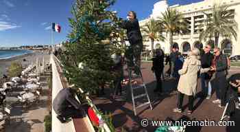 "C’est un symbole pour dire: on n’oublie pas": le sapin des anges, pour les victimes de l’attentat du 14-juillet, installé sur la Prom’