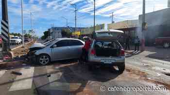 Tres lesionados tras choque de dos vehículos en la Culiacan-Sanalona - Café Negro Portal
