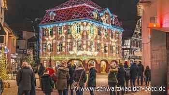 Kunst aus Licht: Tanzende Schneeflocken