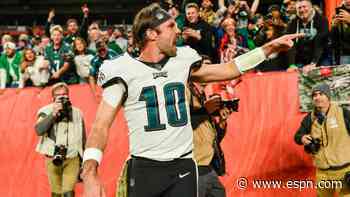 Eagles to start Minshew at QB with Hurts out
