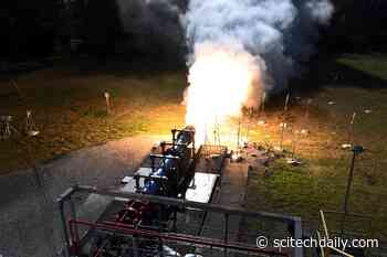 SLS Solid Rocket Booster Fired Up To Test Improved Design for Future NASA Artemis Missions