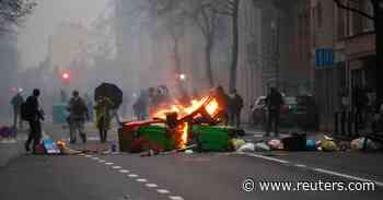 Protest against coronavirus restrictions turns violent in Brussels - Reuters