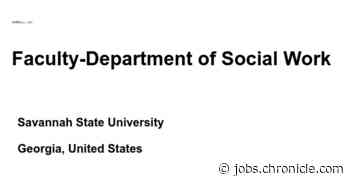 Faculty-Department of Social Work job with Savannah State University | 412166 - The Chronicle of Higher Education