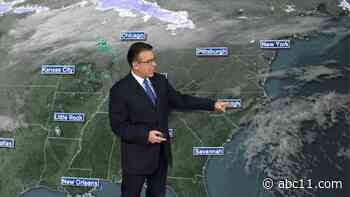 Warm, Breezy & Nighttime Showers Tomorrow