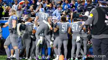 Lions get first win with walk-off TD to beat Vikings
