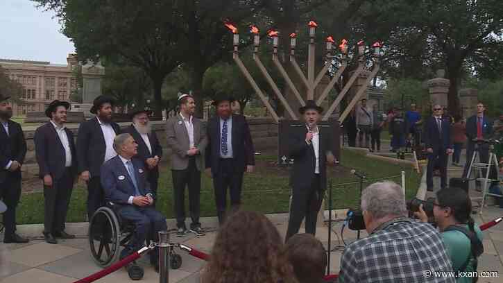 Gov. Abbott addresses recent spike in antisemitic acts in Austin during Hanukkah lighting ceremony at Capitol