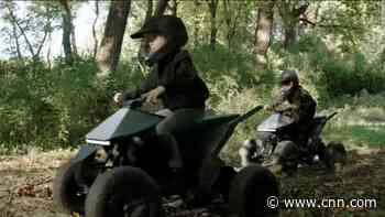 Tesla shows off its $1900 Cyberquad ATV for kids