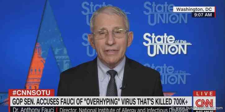 Fauci pushed back on Sen. Ron Johnson's claims that he 'overhyped' the AIDS crisis and COVID-19