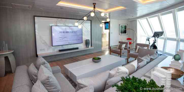 Celebrity Cruises' newest ship has a luxury 2,500-square-foot suite that starts at over $15,000 — see inside