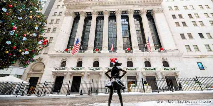 The Santa Claus rally in the stock market could stumble this year as Fed hawkishness and rich valuations spook investors, Bank of America says