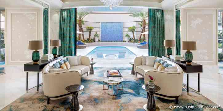 The Las Vegas strip's latest $4.3 billion crypto-friendly hotel has $15,000-a-night 'villas' and 'palaces' — see what it's like to stay in one