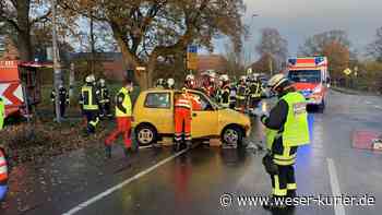 Schwerer Autounfall in Lilienthal - WESER-KURIER