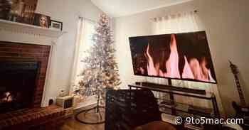 Turn your Apple TV into a charming fireplace with Christmas music for the holidays