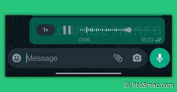 WhatsApp for iOS testing new voice waveforms for chat bubbles