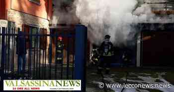 AUTO IN FIAMME A BARZIO, DANNI GRAVI SOLO MATERIALI - Lecconews