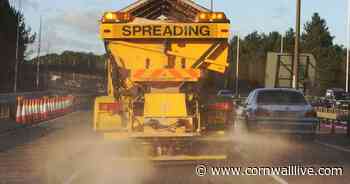 Gritters out on Cornwall's roads tonight as temperatures drop - Cornwall Live