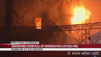 Fire at abandoned Rochester home full of bullets called 'suspicious'