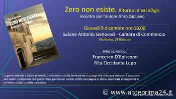 Vincenzo Capuano presenta a Salerno "Zero non esiste. Ritorno in Val d'Agri" - anteprima24.it