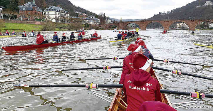 Heidelberg:  Nikolaus-Rudern gegen den Corona-Blues