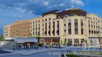 Tuscan Brands Real Estate celebrates the beam raising ceremony for construction of a mixed-use project at Tuscan Village in Salem, NH - Boston Real Estate Times