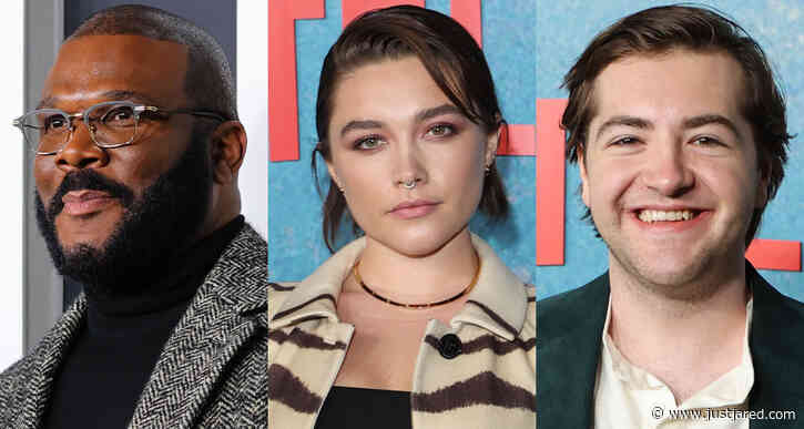 Florence Pugh Joins Tyler Perry & Michael Gandolfini at 'Don't Look Up' Premiere in NYC!
