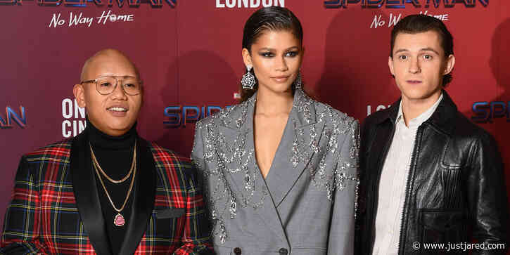 Zendaya, Tom Holland & Jacob Batalon Pose for 'Spider-Man: No Way  Home' Photo Call in London