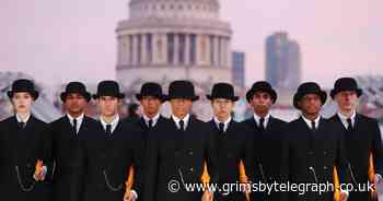 Dapper characters spotted across London as well as logo projections - Grimsby Live