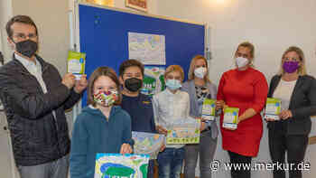 Schüler der Grundschule Starnberg malen das Titelbild für den neuen MVV-Fahrplan für den Landkreis - Merkur Online