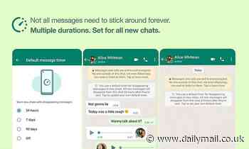 WhatsApp expands its Disappearing Messages feature