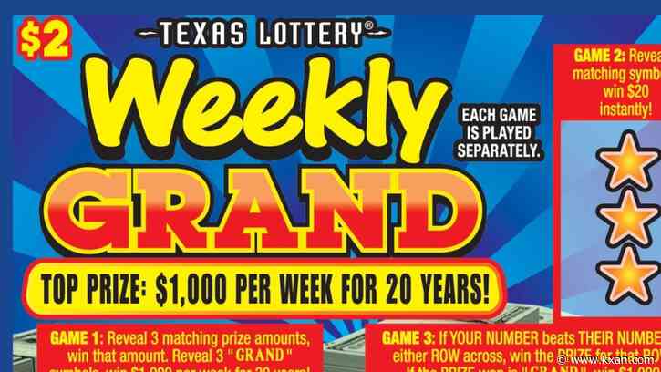 $1K per week for 20 years? Leander resident wins Texas Lottery prize