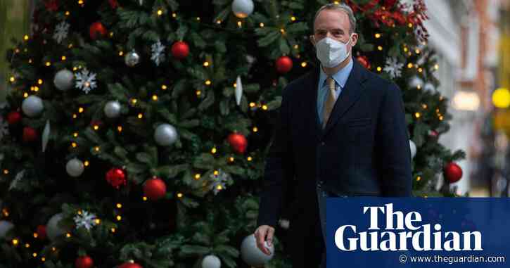 Raab says ‘formal party’ in No 10 last Christmas would have broken UK Covid rules – video