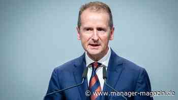 Volkswagen CEO Herbert Diess darf wahrscheinlich VW-Chef bleiben