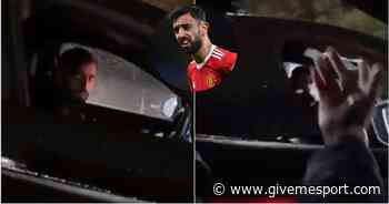 Bruno Fernandes involved in funny exchange with fan after Man United 3-2 Arsenal - GiveMeSport