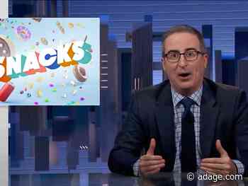 Watch John Oliver’s hilarious, nostalgic take on snack and beverage branded video games