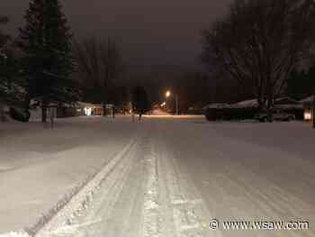 Marathon Co. roads icy and mostly snow covered - WSAW