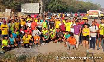 Dry run of Airtel Hyderabad Marathon held - The Hans India