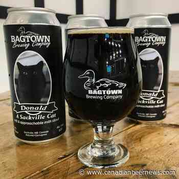 Bagtown Brewing Releases Donald, A Sackville Cat Milk Stout - Canadian Beer News