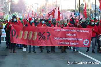 Zo'n 6.000 vakbondsmilitanten trekken door Brussel tijdens nationale actiedag, hinder bij MIVB en De Lijn - Metro België